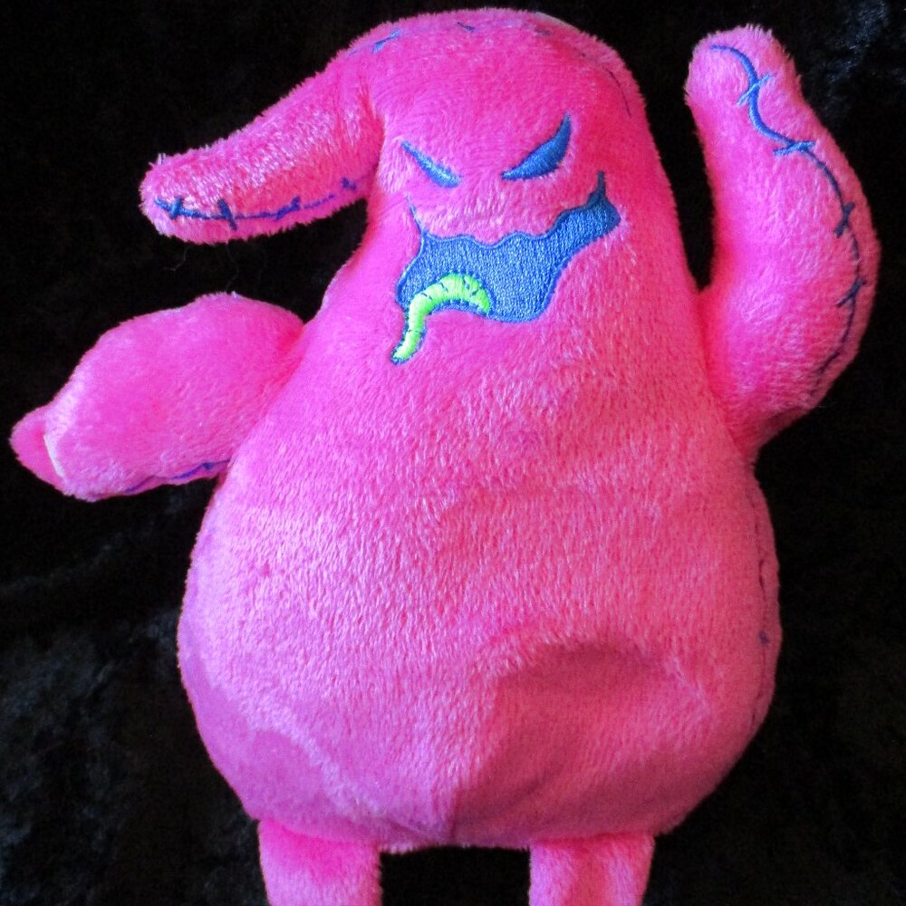 Disney The Nightmare Before Christmas Blacklight Neon Oogie Boogie Plush 6"